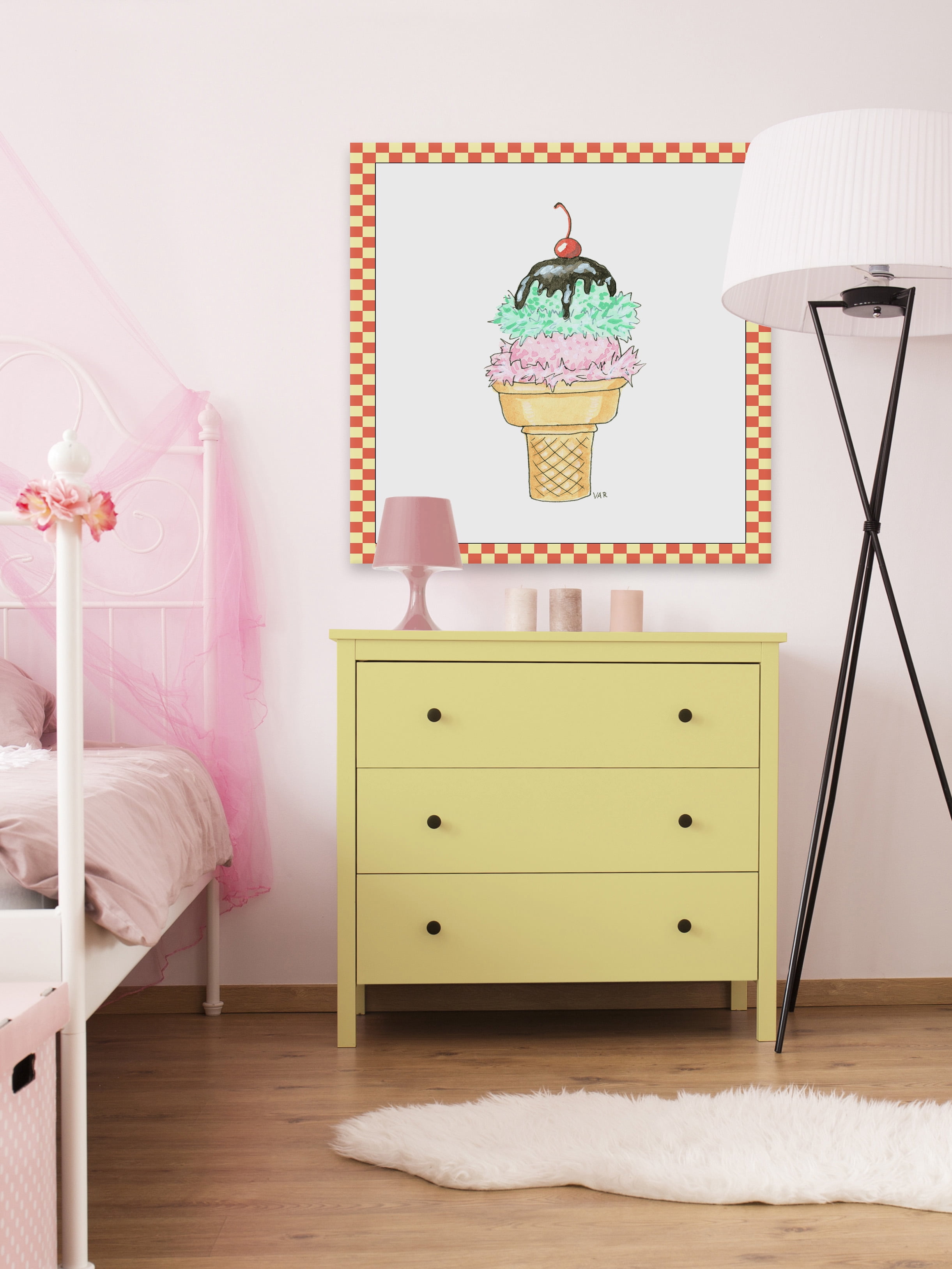 Marmont Hill Ice Cream Parlor I Canvas Wall Art