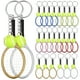thumbnail image 1 of 24 llaveros de mini raqueta de tenis con forma de pelota de tenis realista, llavero colgante para regalo., 1 of 5