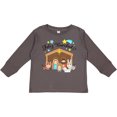 thumbnail image 3 of Inktastic Feliz Navidad Cute Nativity Scene Boys or Girls Long Sleeve Toddler T-Shirt, 3 of 5