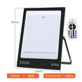 thumbnail image 2 of Ultra Thin RGB Led Floodlight Remote Control 30W 50W 100W 200W Reflector Spotlight IP66 For Outdoor Projector Lighting, 2 of 8