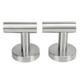 thumbnail image 4 of Ganchos para toallas de acero inoxidable, soporte resistente para montar en la pared, para abrigo, sombrero, baño, cocina, plateado, 4 of 10