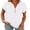 02-White, variant on Womens Short Sleeve Henley Tops V Neck Dressy Casual Blouses Summer Trendy Tee Shirts 2026 Vacation Fashion Clothes Maple Brown Medium