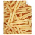thumbnail image 4 of Mantas de franela ligeras, súper suaves y acogedoras, pequeñas, para sala de estar, sofá, tamaño King y Queen, con temática de comida de pizza, 4 of 5