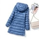 thumbnail image 2 of Chaqueta ligera con capucha de longitud media para mujer, con capucha, para otoño e invierno, desmontable, con capucha, 2 of 5