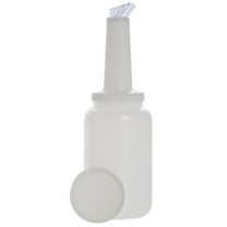 HUBERT® Pour Bottle with Lid, Neck and Spout2.5 L White Plastic
