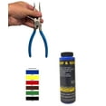 thumbnail image 2 of Liquid Leather - Dip and Grip Rubberized Plastic Coating for Tools Handles Cables - Blue Net 8 fl oz, 2 of 5