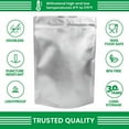 thumbnail image 6 of 10 pcs 2 Quart Mylar Bags for Food Storage, 8"x12" 10 Mil Stand-Up Zipper Pouches Resealable and Heat Sealable for Long Term Food Storage(8"x12", Extra Thick), 6 of 6