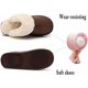 thumbnail image 4 of Pantuflas de mujer con espuma viscoelástica, suaves y sin cordones, forradas de gamuza y suela antideslizante, para interior y exterior., 4 of 5