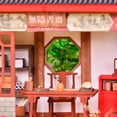thumbnail image 5 of LeeQinersw Creative DIY Miniature and Furniture Dollhouse with LED Light Retro Ancient Architectural Chinese Style Study Room Valentine'S Birthday Gift, 5 of 8