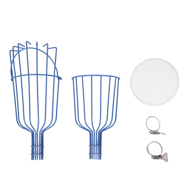 Cesta recogedora de frutas desmontable Ticfox herramienta multifuncional para recoger frutas color azul