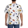 thumbnail image 2 of Rocae Rocket Planets for Men's Moisture-Wicking Crew Tee - T-Shirt for Sports, Outdoor Activities, and Casual WearMedium, 2 of 9
