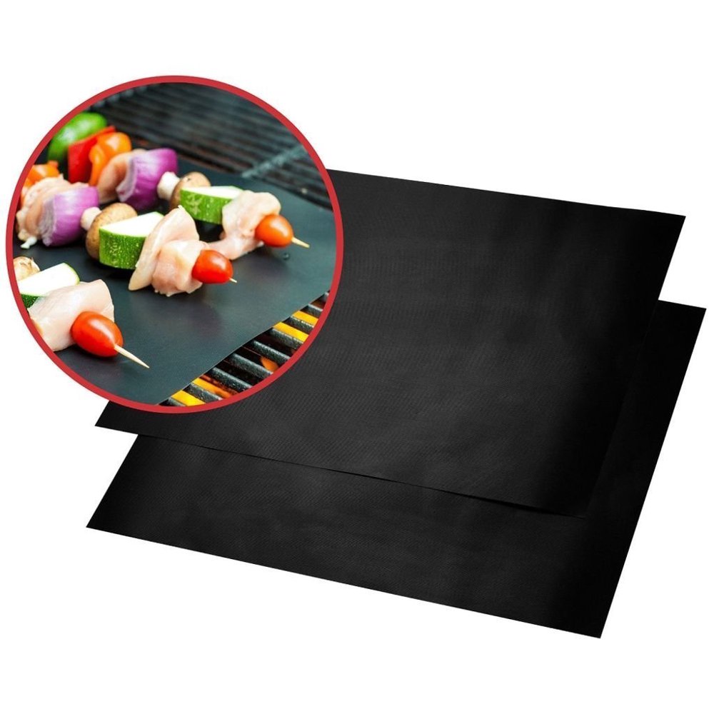 CookArt 4 BBQ Grill Splatter Mat Reusable Bake Non Stick Oven Gas Mates