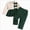 A263-Green, variant on Toddler Baby Girl Clothes Fall Winter Outfits Infant Girl Sweatshirt Top Pants Set 18-24 Months