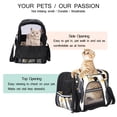 thumbnail image 3 of Penguin Premium Pet Travel Bag - Durable 900D Oxford Cloth, Sherpa Base, & Nylon Webbing - 17x10x11.8 in - Ideal for Dogs & Cats - Includes Convenient Features, 3 of 7