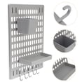 thumbnail image 1 of Phenofice 1 Set Pegboard Shelf Shelf Home Use Hole Board in Grey for Classic Style, 1 of 7