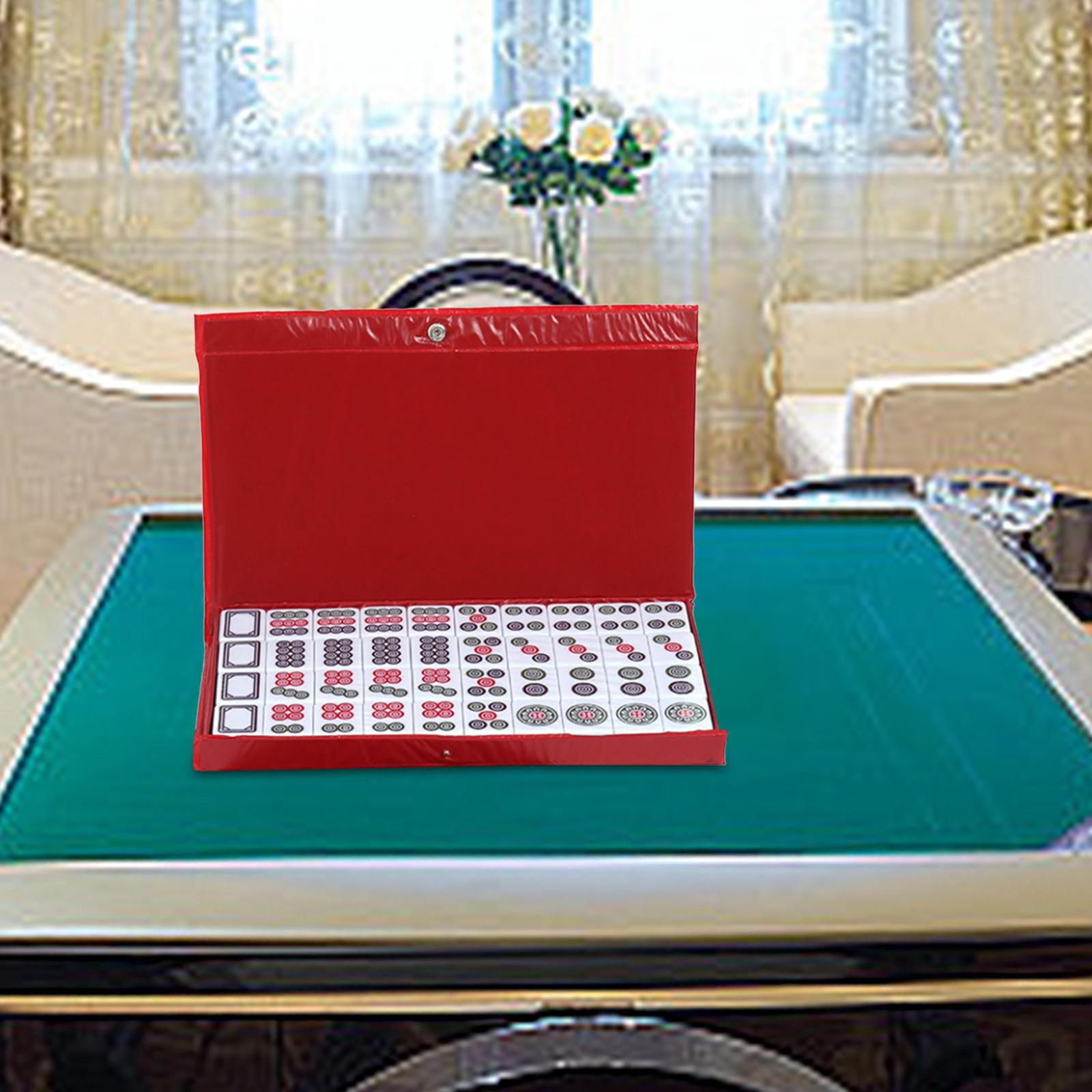 LeeQinersw Chinese Mahjong Mahjong Game Set Board Game Mahjong Tiles Game for Friend Adults