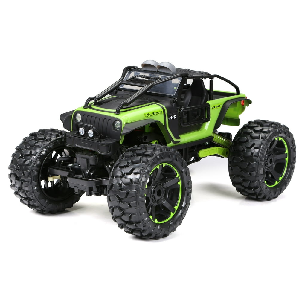 New Bright 4x4 110 Scale Radio Control Jeep Rock Crawler 2.4GHz 9.6V