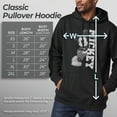 thumbnail image 5 of Men's Mickey & Friends Black and White Mickey Mouse Pull Over Hoodie Black 2X Large, 5 of 9