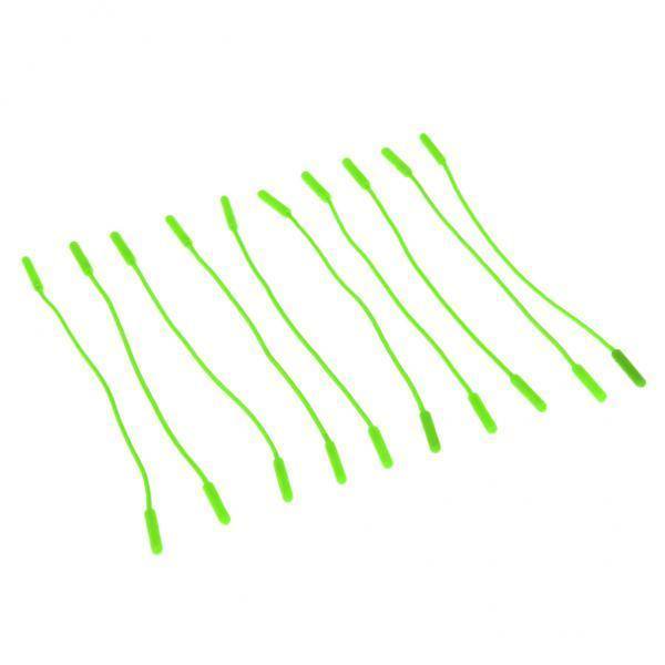 Almencla 2X 10 Pcs Étiquettes à Fermeture Éclair, Extension à Fermeture Éclair, Fixateur Vert