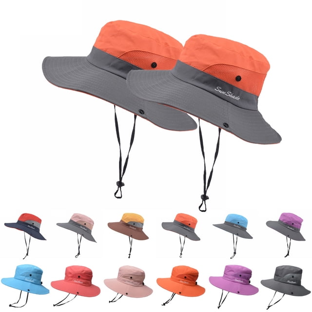 Bucket Hat Children Kid Outdoor Uv Protection Foldable Mesh Beach Fishing Hat Bucket Cap