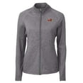 thumbnail image 2 of Women's Cutter & Buck  Heather Black Illinois State Redbirds Adapt Eco Knit Heather Recycled Full-Zip Jacket, 2 of 3