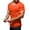Orange, variant on Men's Casual V Neck T Shirts with Zipper Design for Everyday Wear for Spring and Summer Ideal for Jeans and Casual Pants Soft T Shirts Men Tee Tops Shirt Men Casual