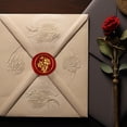 thumbnail image 3 of 1 Daffodil Wax Seal Stamp Retro Sealing Stamps Removable Brass Head Seal Stamp with Wooden Handle Sealing Wax for Envelope Greeting Card Letter Wedding Invitations Gift Wrapping Decor, 3 of 9