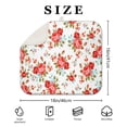 thumbnail image 4 of Pioneer Flower Floral Print Pattern Dish Drying Mat for Kitchen 1 Pack, Ultra Absorbent Microfiber Dishes Drainer Mats,16"x18", 4 of 6