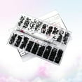 thumbnail image 2 of 18 Kinds Miniature Small Screw Machine Notebook Glasses Small Screw Box Set Countersunk Round Head Flat Head Screw (Black), 2 of 7