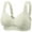 Light Green, variant on Womens Bras Wireless Push up No Underwire Full Coverage V Neck Sports Bralettes With Support Lightweight Soft Comfort Everyday T-Shirt Bras Beige 38