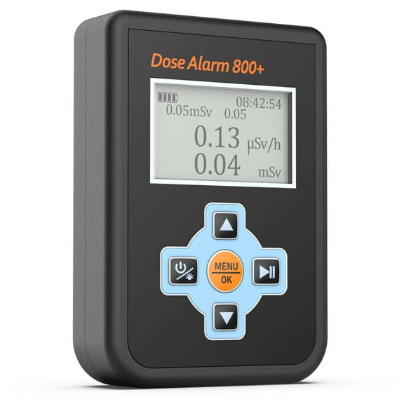 Galvanox Nuclear Radiation Detector Geiger Counter (TX850) IND-Grade Portable Dosimeter with Carrying Case