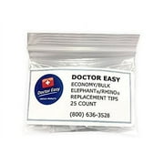 Doctor Easy Economy/Bulk Elephant & Rhino Replacement Tips, Bag of 25