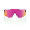 thumbnail image 4 of 100 Percent Speedcraft Tokyo Night Polished Translucent Gray Sunglass with Purple Multilayer Mirror Lens and Durable, Flexible and Lightweight TR90 Frame, 4 of 7