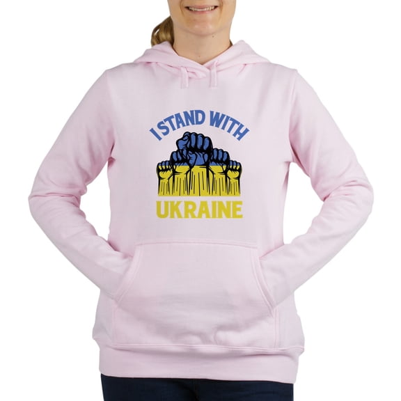 CafePress - I Stand With Ukraine Sweatshirt - Women's Hooded Sweatshirt