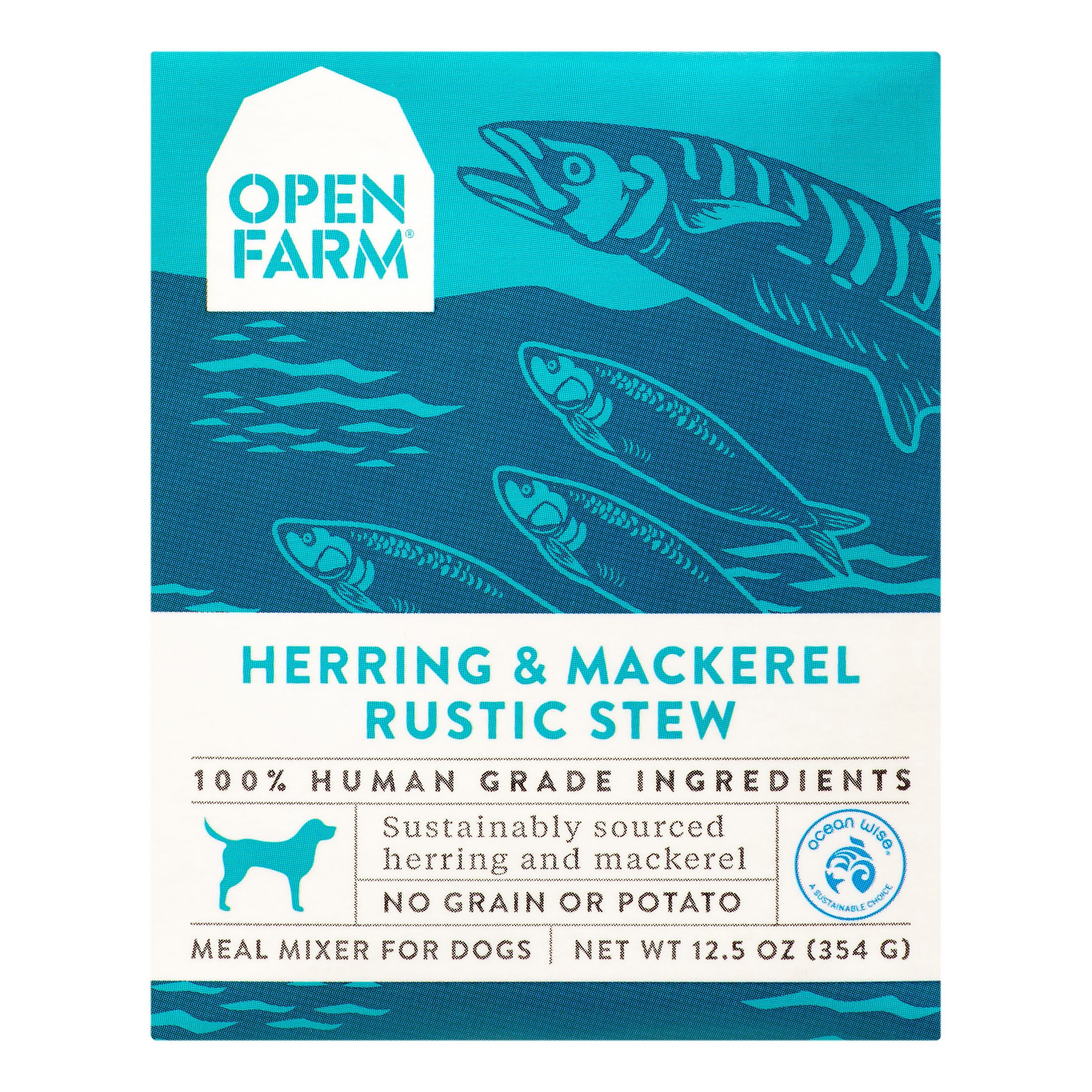 Open Farm Herring & Mackerel Rustic Dog Stew, 12.5 Oz, Pack of 12