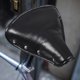 thumbnail image 3 of Sillín vintage de cuero con muelles, cojín de asiento retro, duradero, para triciclo vintage (negro) (estilo aleatorio), 3 of 7