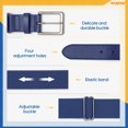 thumbnail image 5 of WHIPPY Baseball Belt for Youth Kids Adult Elastic Softball Belt Adjustable Stretch Baseball Belt, 5 of 7