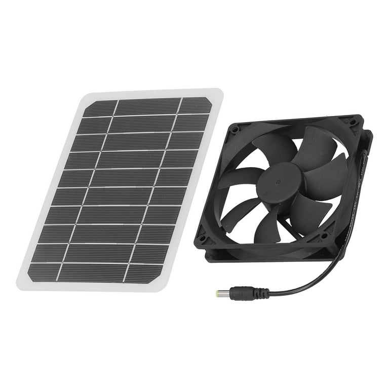 Solar Panel Powered Fan Mini Ventilator for Pet Chicken House