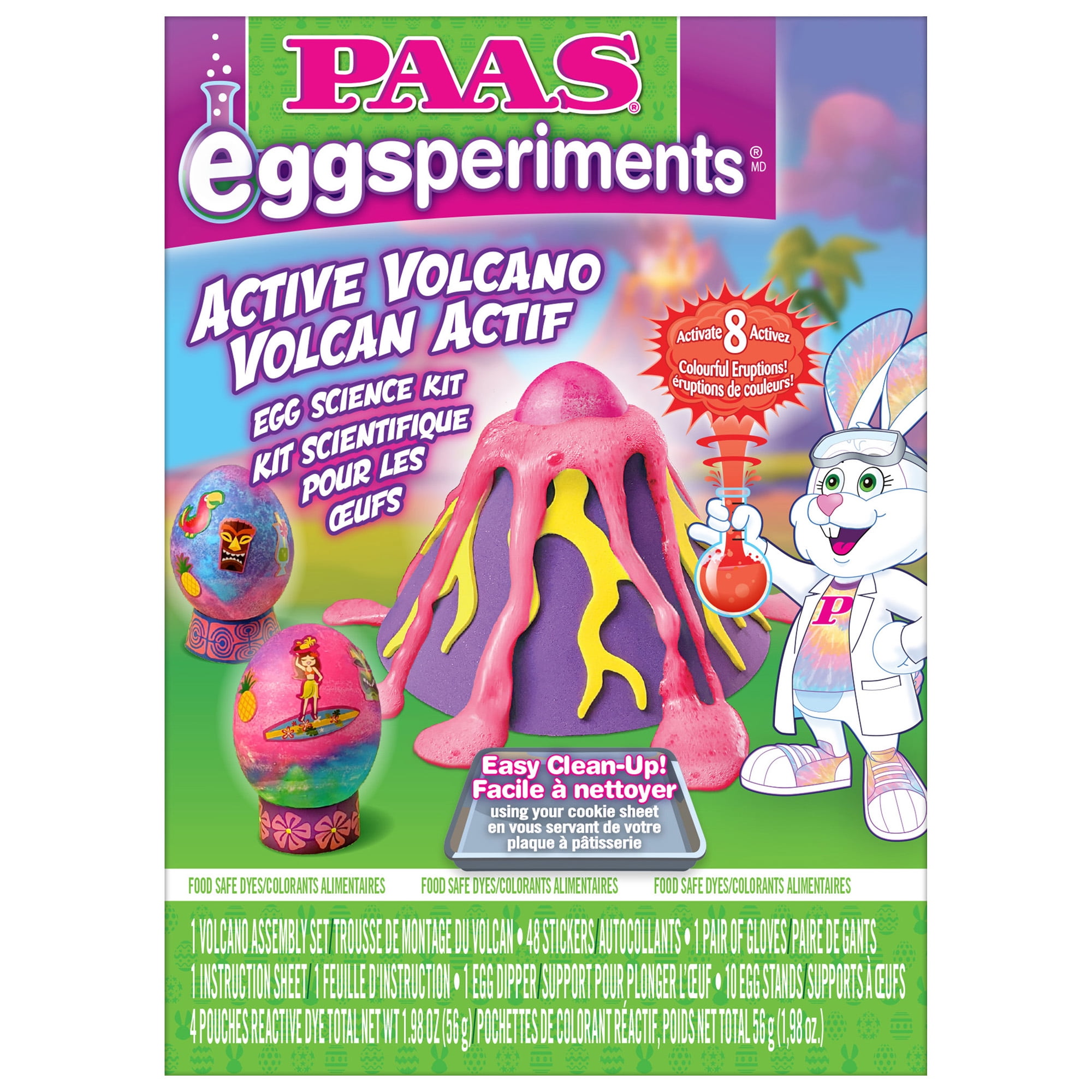 PAAS®Egg Science Kit , Eggsperiments® : Active Volcano, 1 Kit