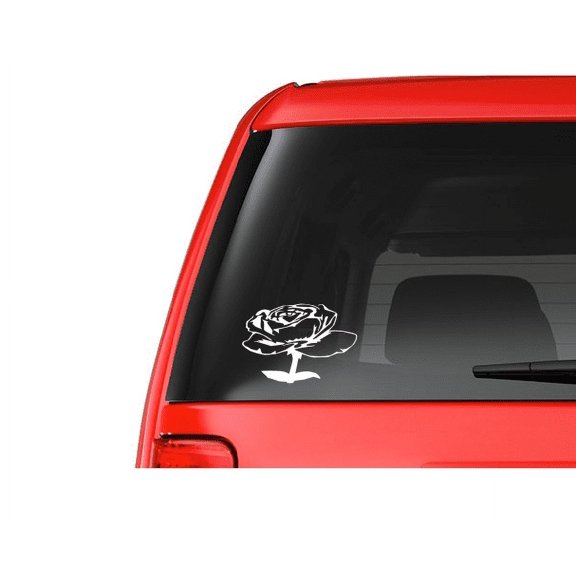 Rose (M8) Vinyl Decal Sticker Car/Truck Laptop/Netbook Window