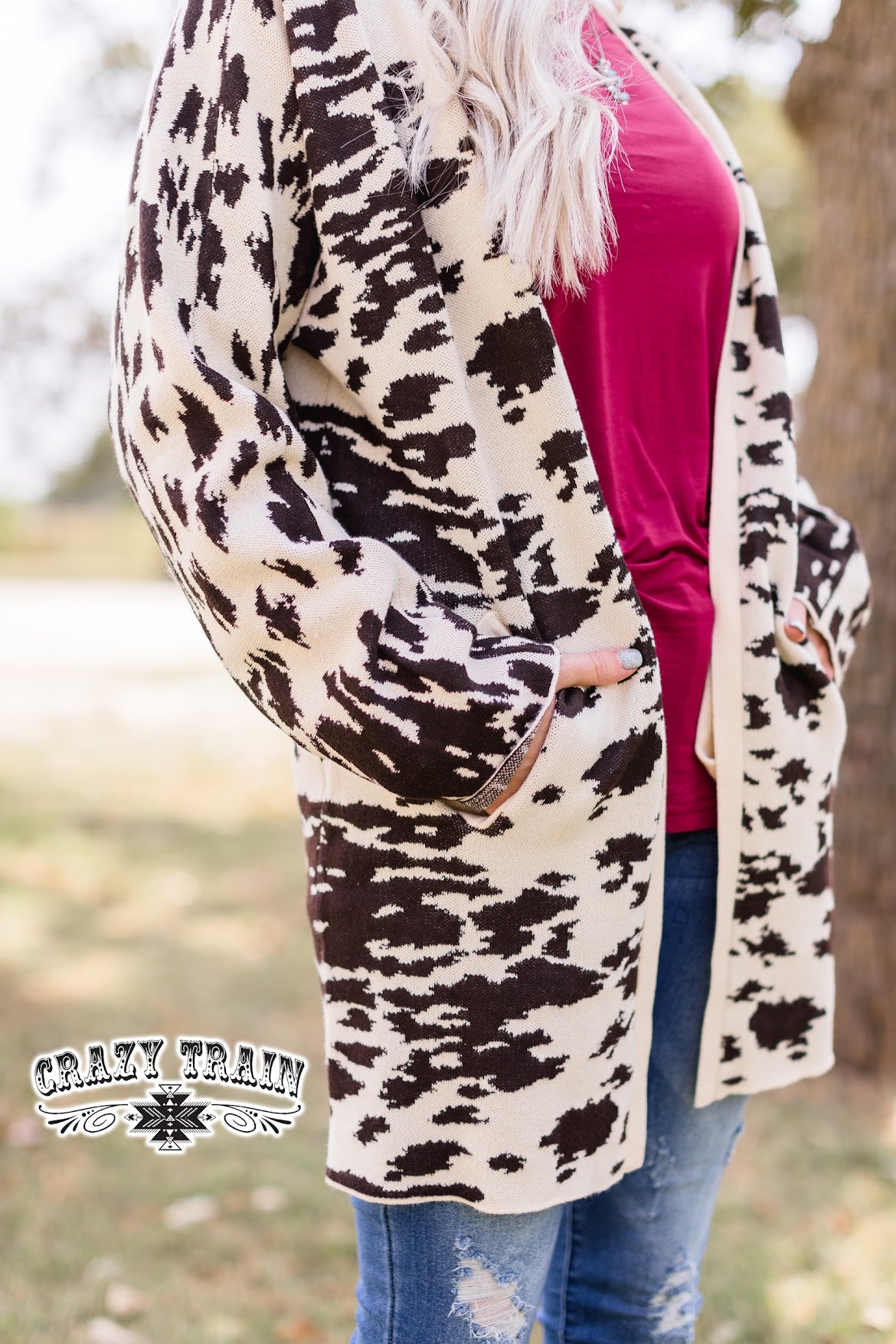 Crazy Train Top Hand Cardigan - Walmart.com