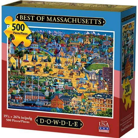 Dowdle Jigsaw Puzzle - Best of Massachusetts - 500