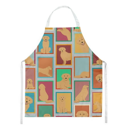 

Lots of Golden Retriever Apron 27 in x 30 in