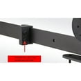 thumbnail image 4 of Guía de partes accesorios piso estrecha pista deslizante Negro Barn tapón de la puerta de pista deslizante dispositivo de límite de hardware tope de la puerta, 4 of 5