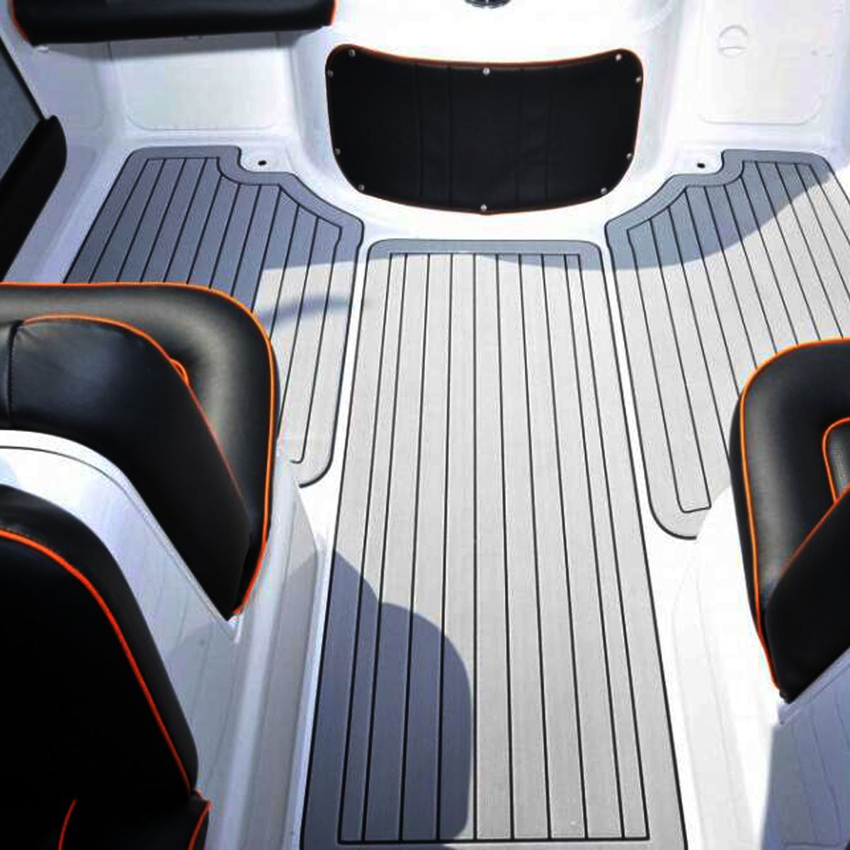 13.8" X 74.8" EVA Foam Yacht Car Trunk Sheet Pad Flooring Mat Faux Teak Decking 