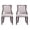Light Grey, variant on Manhattan Comfort Grand 18.5" Faux Leather Dining Chair in Tan (Set of 2)