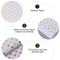 thumbnail image 4 of WEUVEB Papel Para Envolver Regalos DIY Color Dorado Ideal Para Libros Y Manualidades, 4 of 5