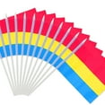thumbnail image 7 of Anley Pansexual Pride Miniature Flag 5x8 inches Handheld Stick Flag (1 Dozen), 7 of 7