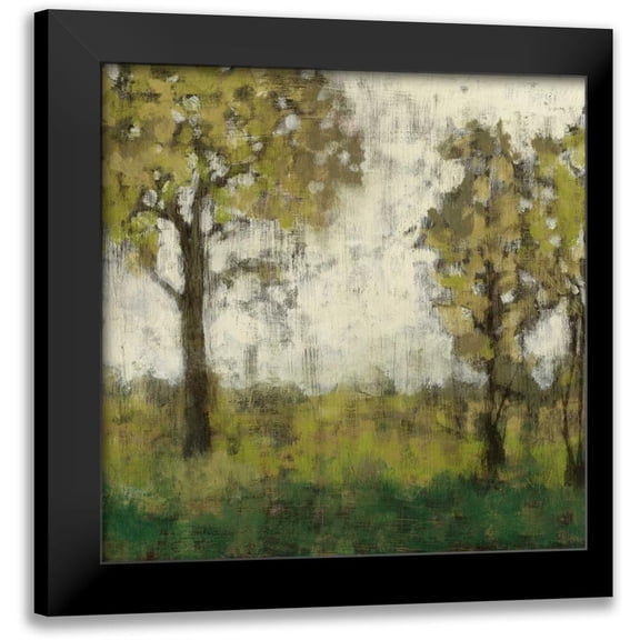 Goldberger, Jennifer 12x12 Black Modern Framed Museum Art Print Titled - Meadow Lands II