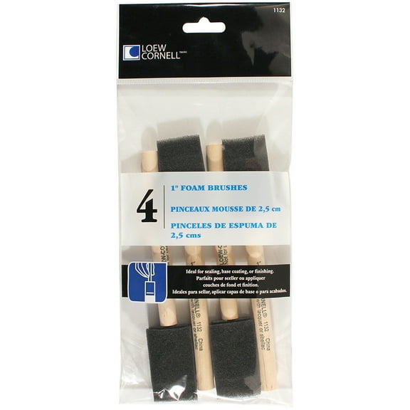 Loew-Cornell Foam Brushes (Set of 4)